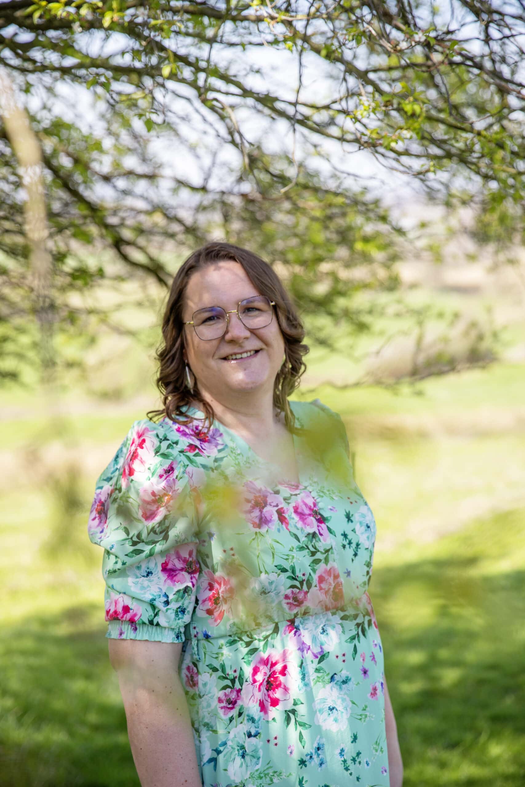 Profielfoto Veerle tussen de bomen