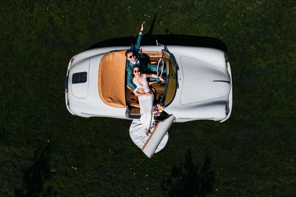 Bruidspaar Porsche 356A