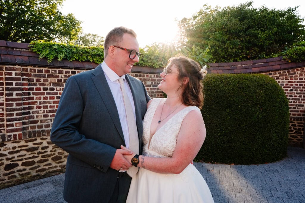 Golden hour shoot bruidspaar 't Rietlaer Rillaar